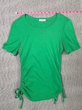 Good American Summer Green Organic Cotton T-Shirt Size 1